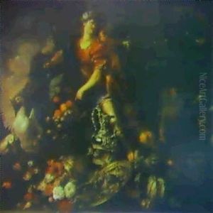 An Allegory Of Abundance by Domenico Piola