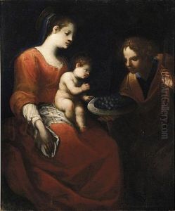 Madonna Col Bambino E Santo Martire