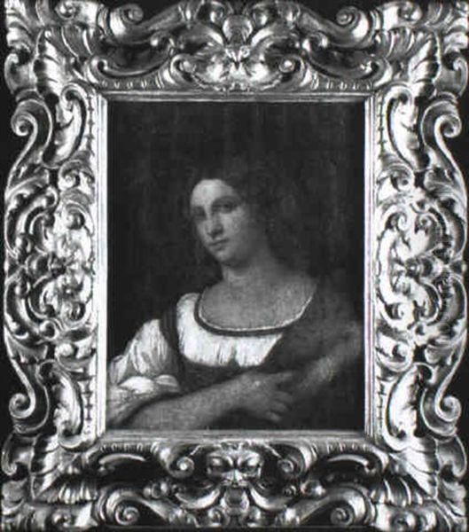 Portrait Of A Lady With A Fur Shawl - view 1