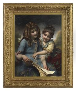 The Reading Lesson by Etienne Adolphe Piot