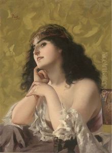 Odalisque by Etienne Adolphe Piot
