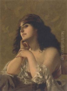 An Eastern Beauty by Etienne Adolphe Piot