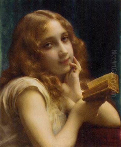 A Young Girl Reading - view 1