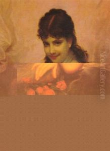 A Dark-haired Beauty by Etienne Adolphe Piot