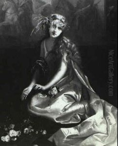 Woman In White Satin