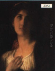 Portrait Of A Young Girl Wearing A Red Cap Portrait Of A Young Girl Wearing A Red Cap