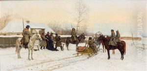 'l'arrestation D'un Gentilhomme Polonais, 1863' / The Arrest Of A Polish Nobleman
