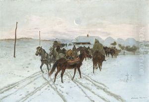 Winter In Bulgaria. From The Journey by Antoni Piotrowski