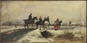 Russian Patrol Checkpoint by Antoni Piotrowski