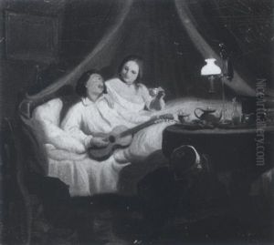 Unterhaltung Im Bett by Maksymiljan Antoni Piotrowski