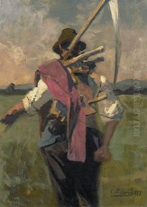 Heimkehrender Bauer by Karl Pippich