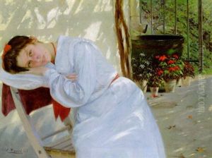 In Der Laube by Karl Pippich