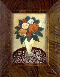 Still Life Of Flowers In A Vase by Horace Pippin