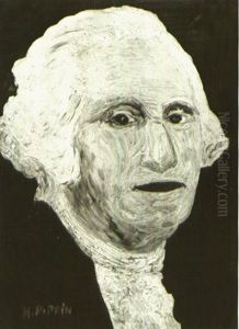 Portrait Of George Washington by Horace Pippin