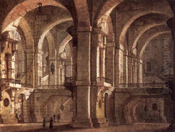 A Capriccio Of A Prison Interior - view 1