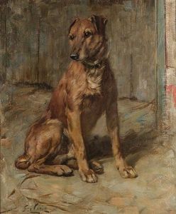 A Favourite Terrier by Sir George Pirie
