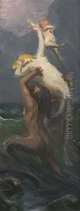 Nymph Abduction by Maximilian Pirner