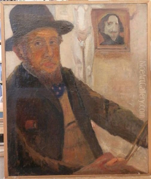 Portrait De L'artiste Au Portrait De Velasquez - view 1