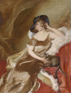 Bildnis Einer Dame Mit Katze