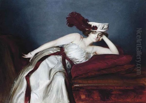Portrait Of Hanna Pirsch-fieke Reclining - view 1