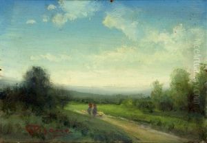 Paesaggio Campestre Con Pastorelle