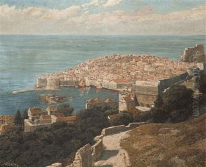 Blick Auf Dubrovnik by Joseph Pisecky