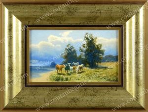 Vaches Dans Un Pre by Aleksei Aleksandrovich Pisemsky