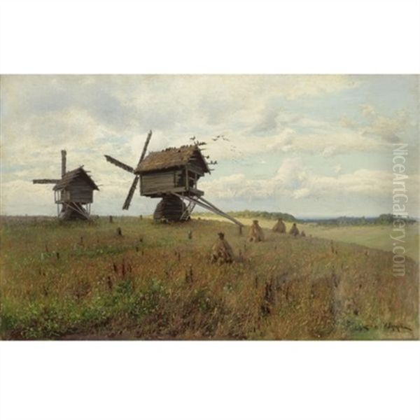 Landscape With Windmills - view 1
