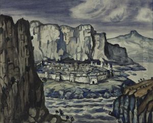 Landscape With Mountains by Konstantin Fedorov. Bogajewski