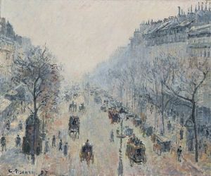 Le Boulevard Montmartre, Brume Du Matin