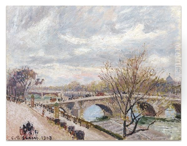 Le Pont-royal, Apres-midi, Temps Couvert, 4e Serie - view 1