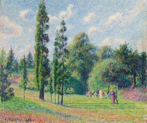 Jardin De Kew, Londres, Pres D'un Etang