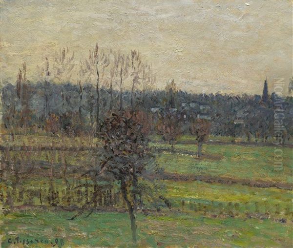 Vue De Bazincourt En Hiver - view 1