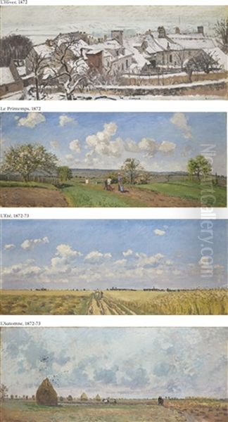 Les Quatre Saisons (l'hiver, Le Printemps, L'ete, L'automne) - view 1