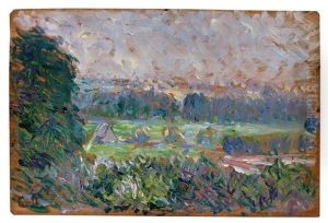 Le Grand Noyer Et Le Pre by Camille Pissarro