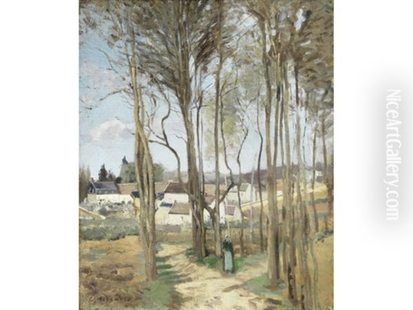 Le Village A Travers Les Arbres - view 1