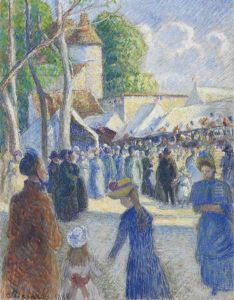 La Foire De Gisors by Camille Pissarro