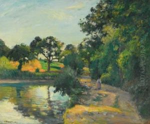 L'etang Au Soleil Couchant, Montfoucault