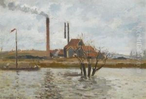 Usine A Saint-ouen-l'aumone, La Crue De L'oise