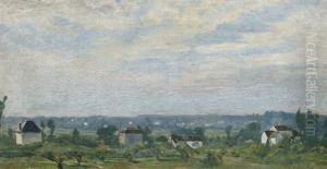 Franzosische Landschaft by Camille Pissarro