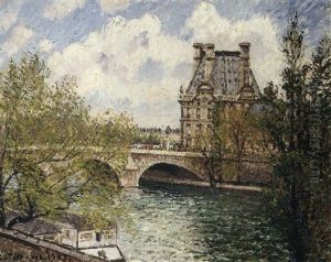 Le Pavillion De Flore Et Le Pont Royal