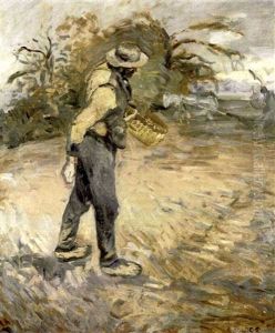 Etude De Paysan (semeur A Montfoucault) Etude De Paysan (semeur A Montfoucault)