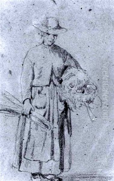 "femme..." / Peasant Woman In A Straw Hat - view 1
