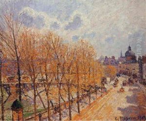 Quai Malaquais, Matin, Soleil by Camille Pissarro