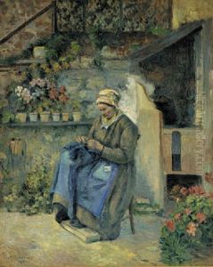 La Mere Jolly by Camille Pissarro