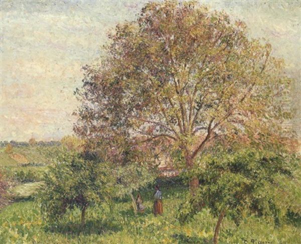 Le Noyer Au Printemps, Eragny - view 1