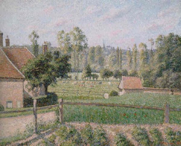 Prairie A Eragny - view 1
