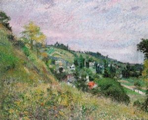 Sente Et Coteaux D'auvers by Camille Pissarro