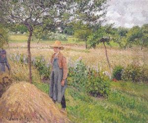 Temps Gris, Matin Avec Figures, Eragny