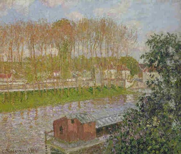 Soleil Couchant A Moret - view 1